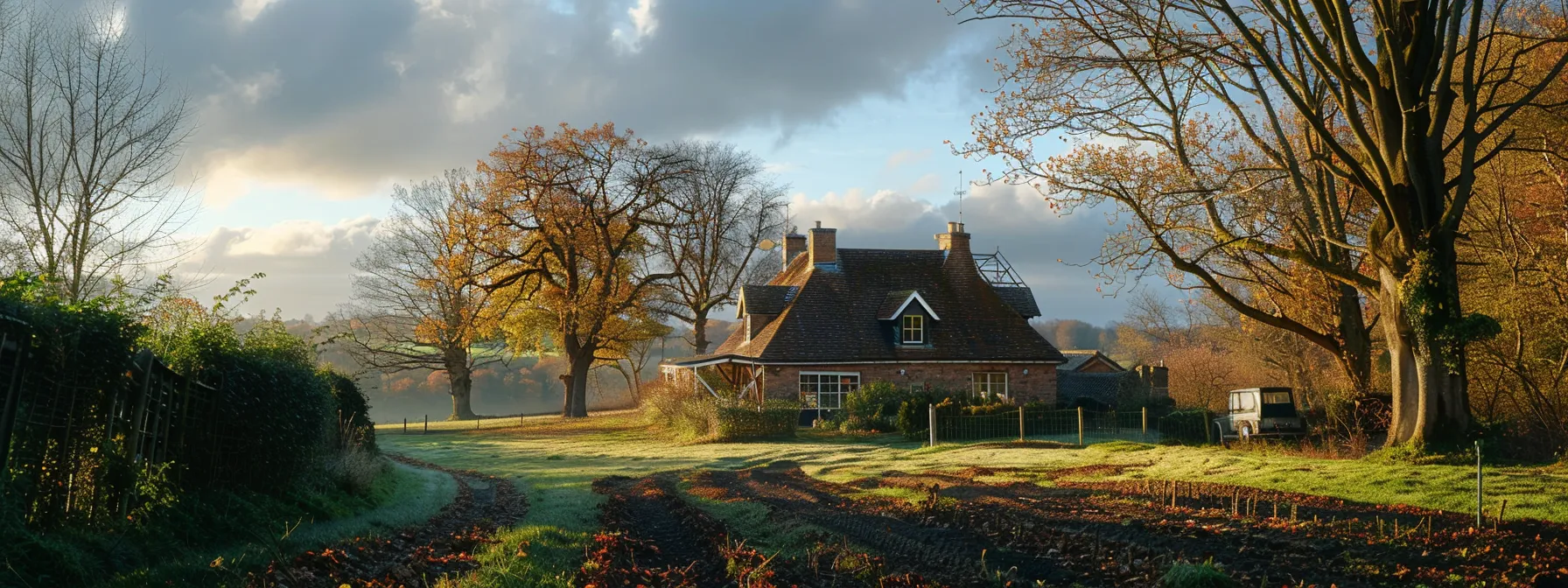 a cozy bed and breakfast nestled in a peaceful countryside setting near brighton's main attractions.